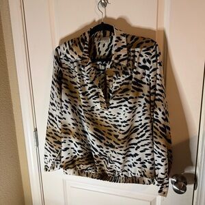 Da Rue California Animal Print Blouse